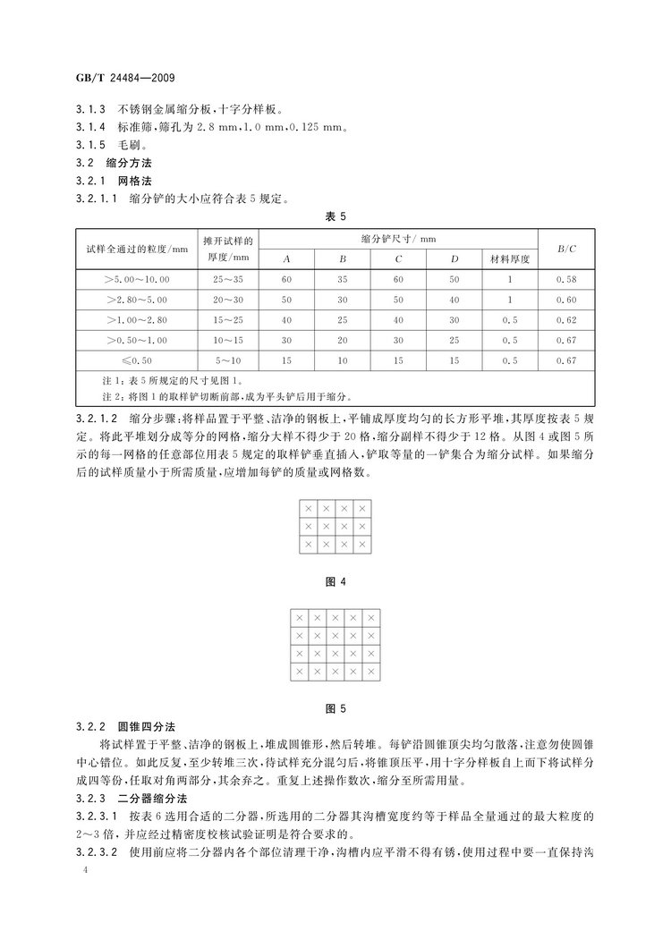 GB/T 24484-2009 钼铁试样的采取和制备方法国家标准